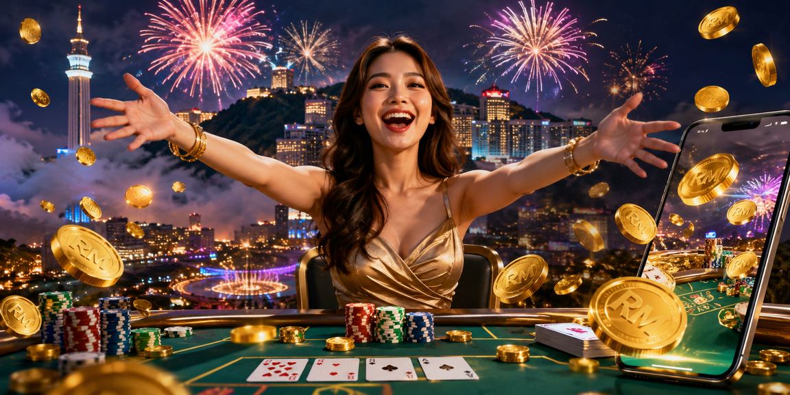 Meja Baccarat bergaya mewah di Genting Highlands Malaysia
