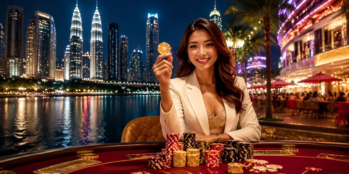 Permainan baccarat eksklusif bergaya Kuala Lumpur dengan suasana kasino premium Malaysia